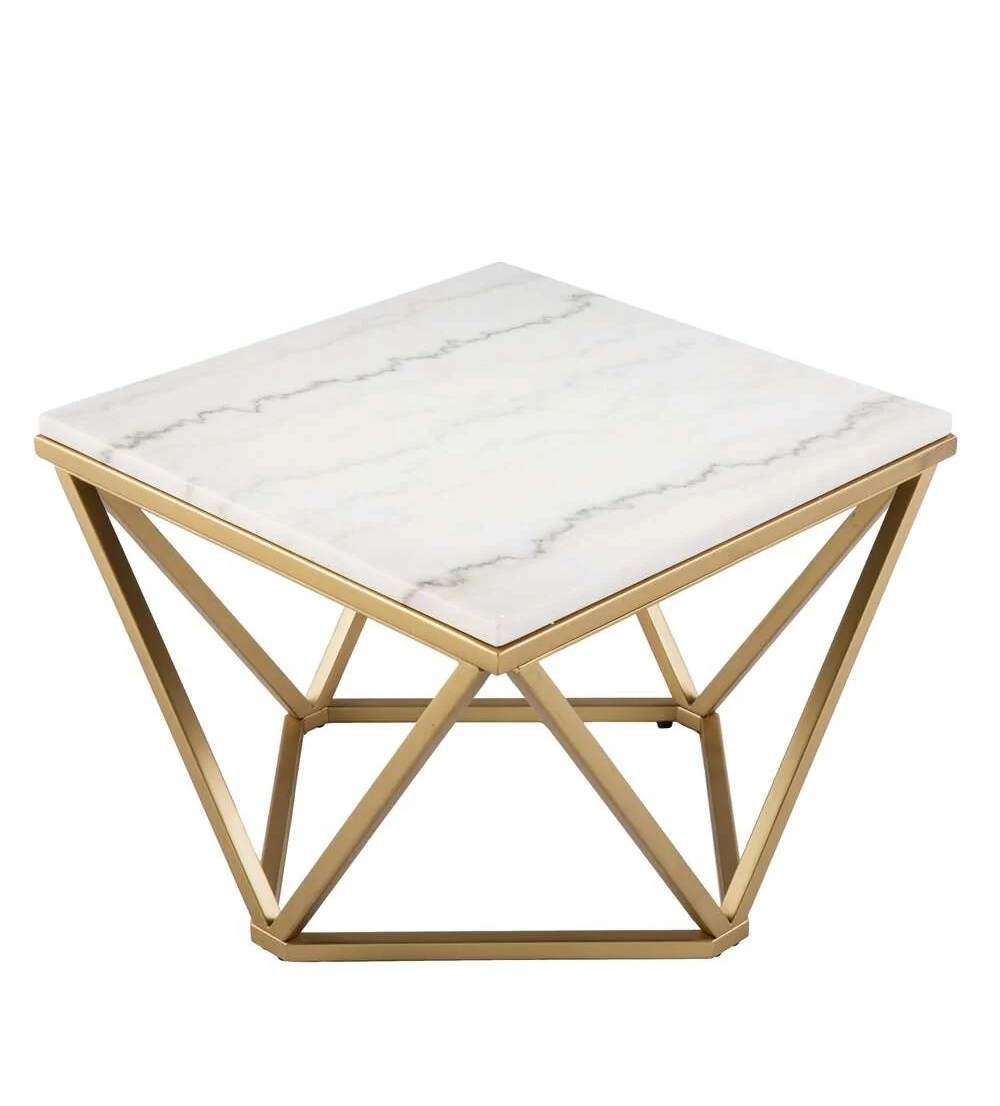 Picture of SL-002  Modern stainless steel table with  marble.