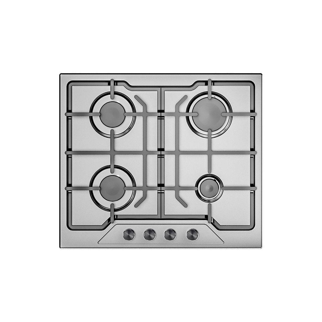 Picture of Built In Cooker Fresh Gas Stainless - Modena 60 cm Black Knob