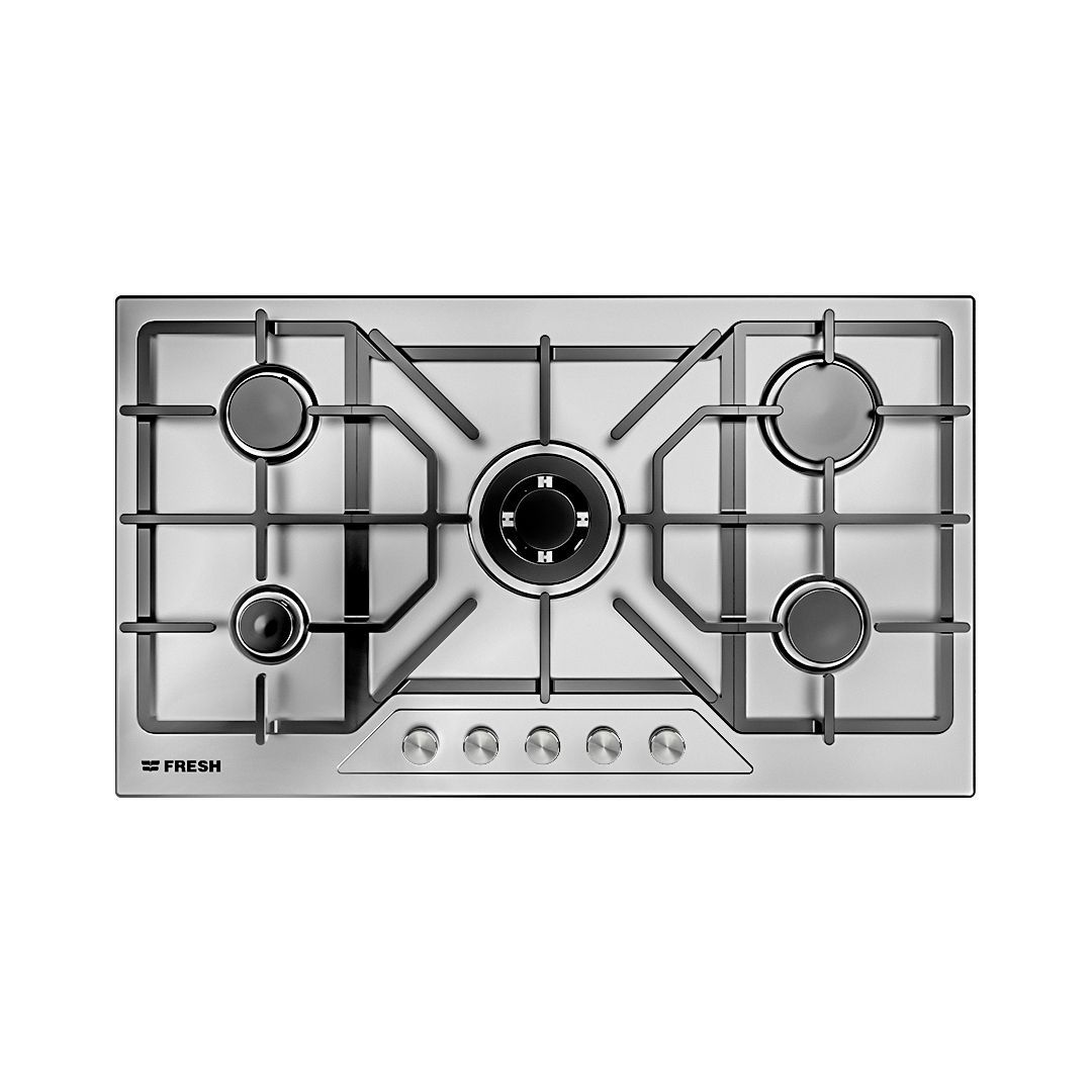 Picture of Built In Cooker Fresh Gas Stainless - Modena 90 cm Black knob
