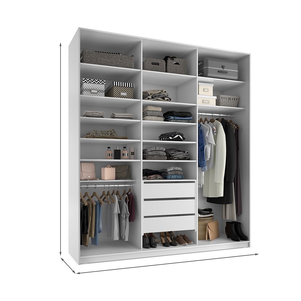 Picture of DSD0012 European Union white wooden cabinet  230×210