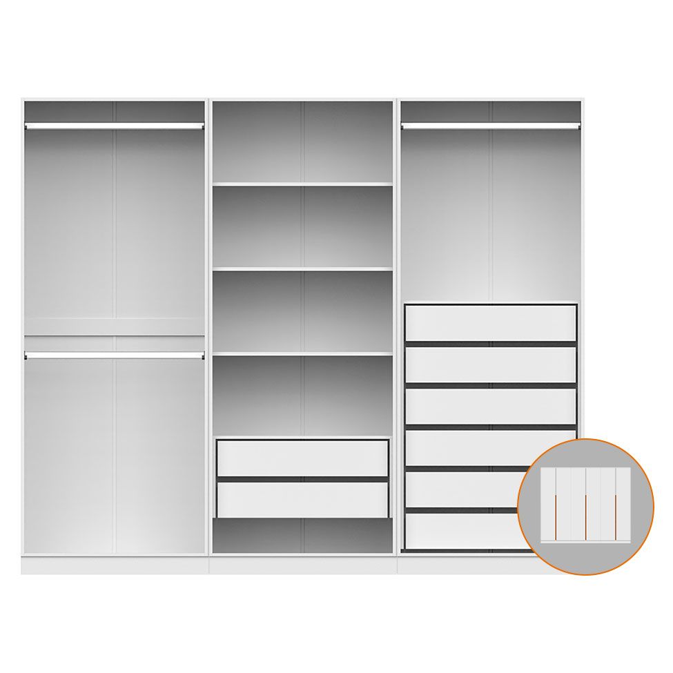 Picture of DSD0016 European Union white wooden cabinet  230×210