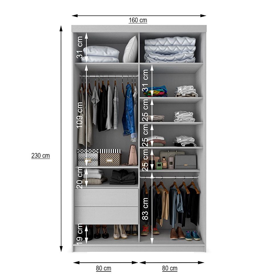 Picture of DSD0018 European Union wooden wardrobe  230×160