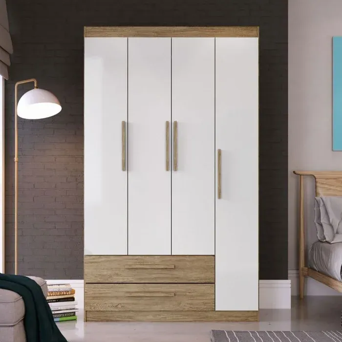 Picture of DSD0020 European Union White & Wooden wooden cabinet  182×108
