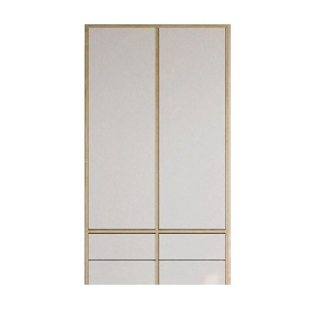 Picture of DSD0021 European Union White & Wooden wooden cabinet   180×80