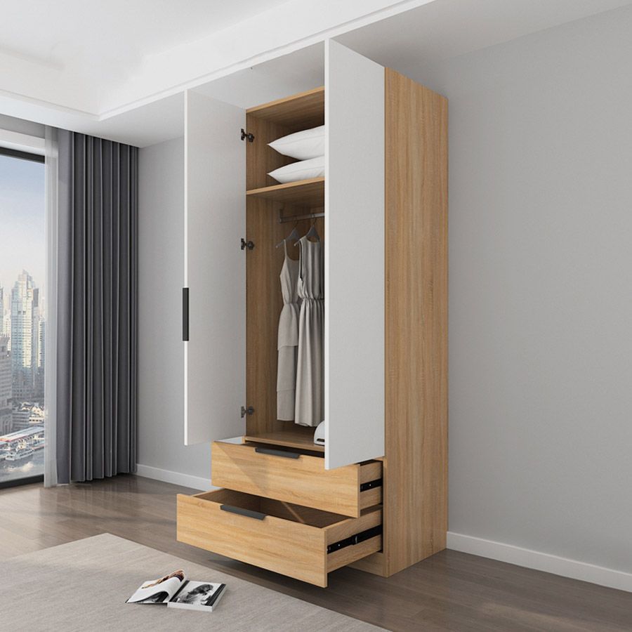 Picture of DSD0022 European Union White & Wooden wooden cabinet  180×80