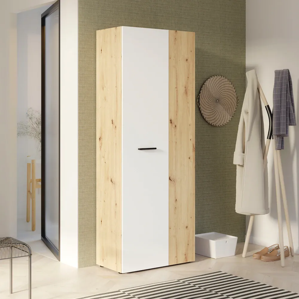 Picture of DSD0023 European Union White & Wooden wooden cabinet  181×70