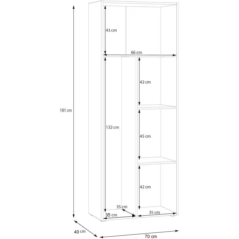Picture of DSD0023 European Union White & Wooden wooden cabinet  181×70
