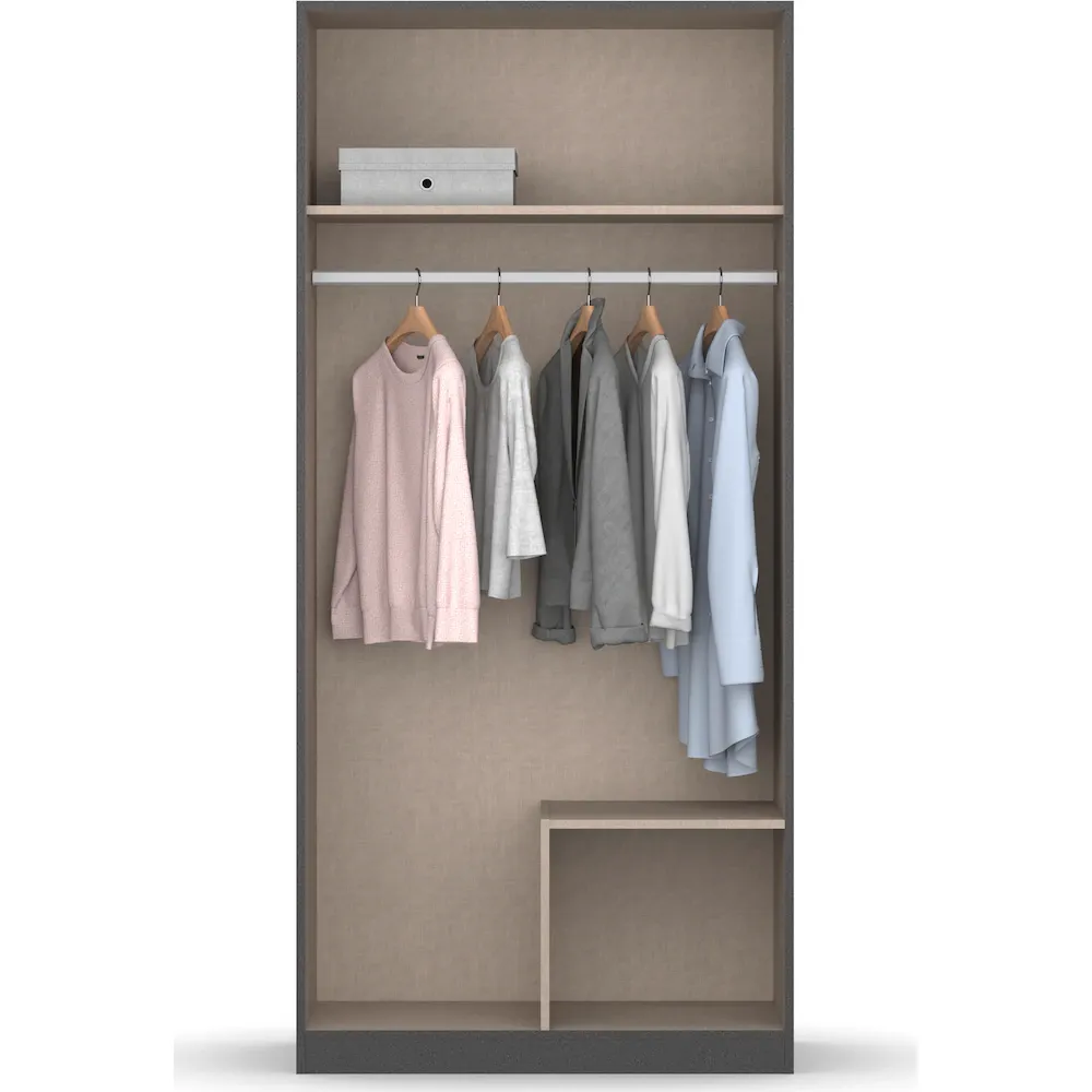 Picture of DSD0025 European Union wooden  & Black wooden cabinet  197×91