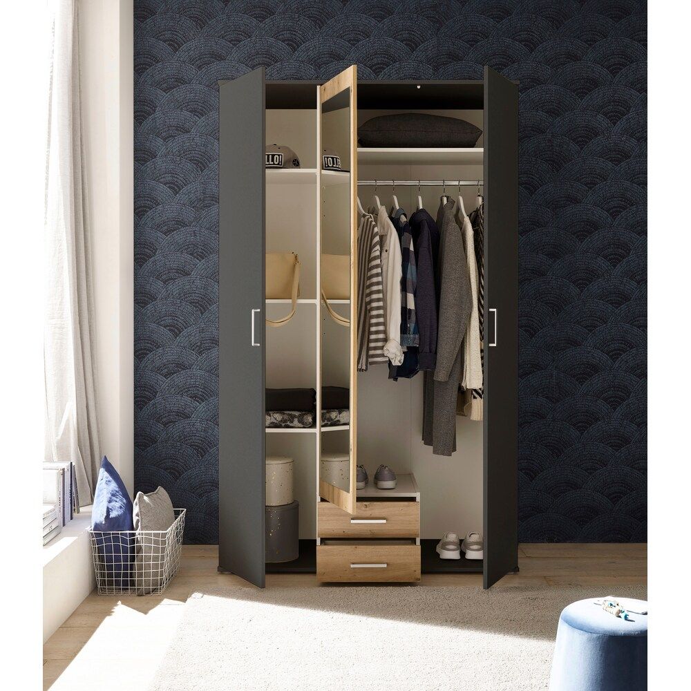Picture of DSD0026 European Union wooden  & Black wooden cabinet  196×120