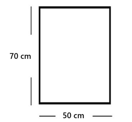 Picture of HHA57002 code - Natural wood frame 70 * 50 - multi-colored