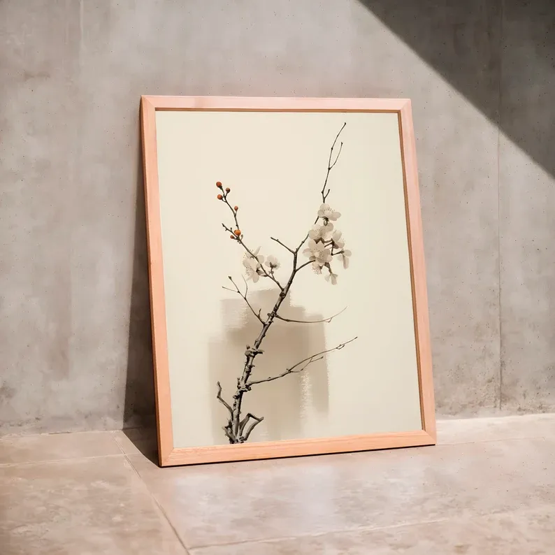 Picture of HHA57003 code - Natural wood frame 70 * 50 - multi-colored