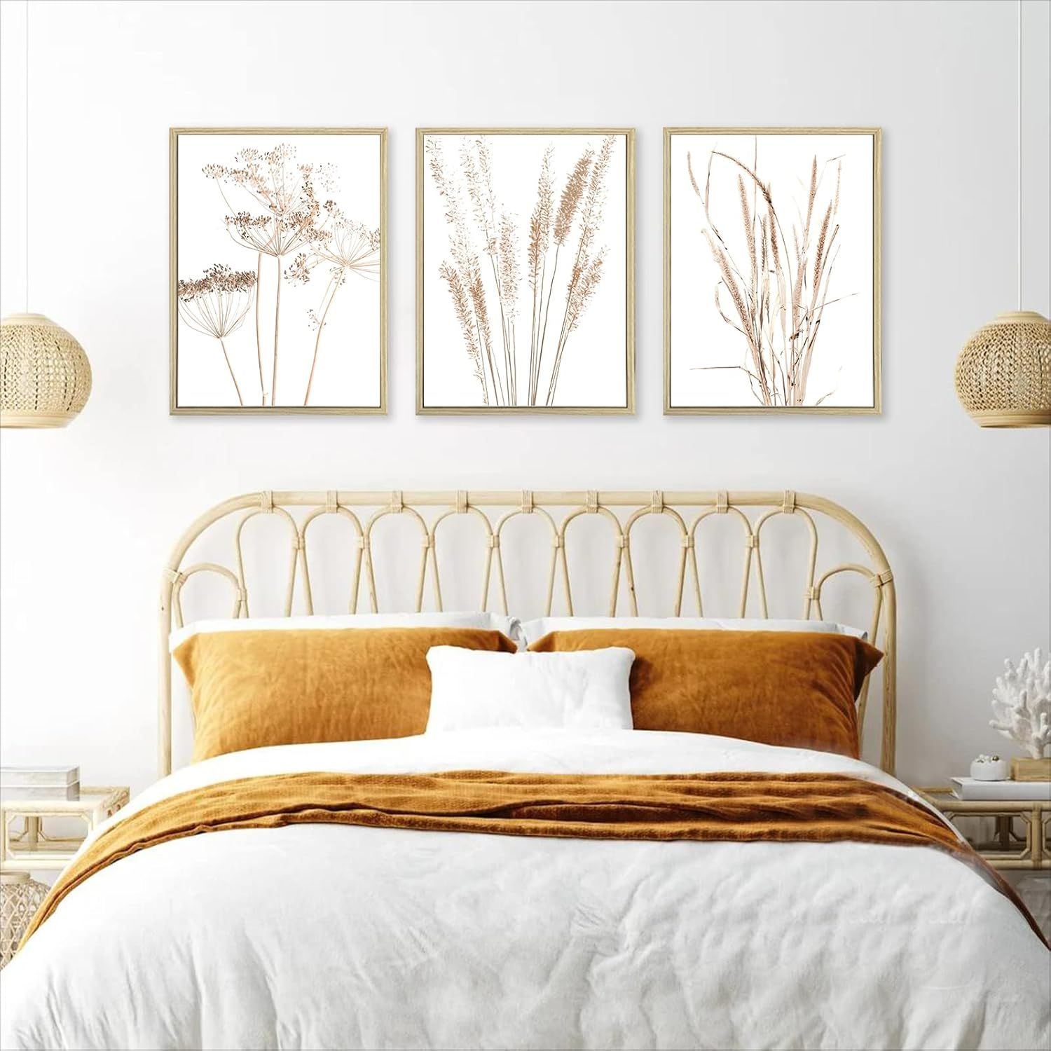 Picture of HHA573006 code -Natural wood frame 50 * 70 - quantity 3 frames - multi-colored