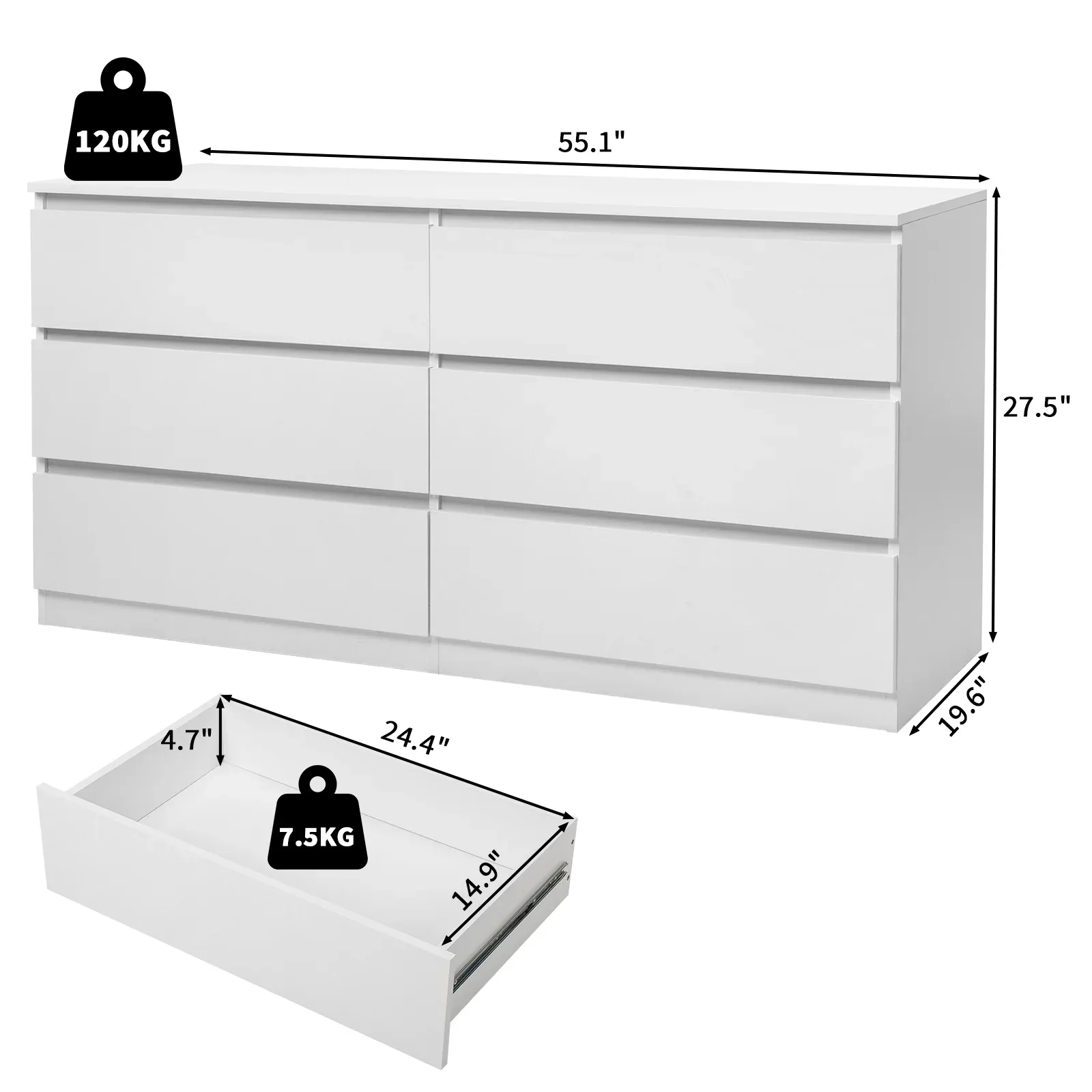 Picture of HUUS006- Drawer unit 140×70 cm