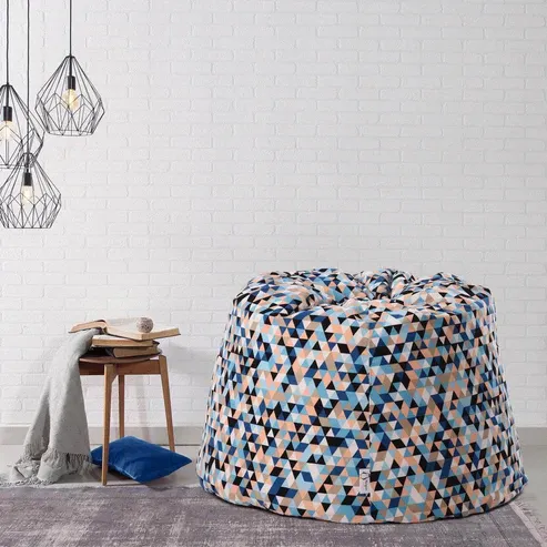 Picture of FBb004 - Broken Glass Velvet Bean Bag