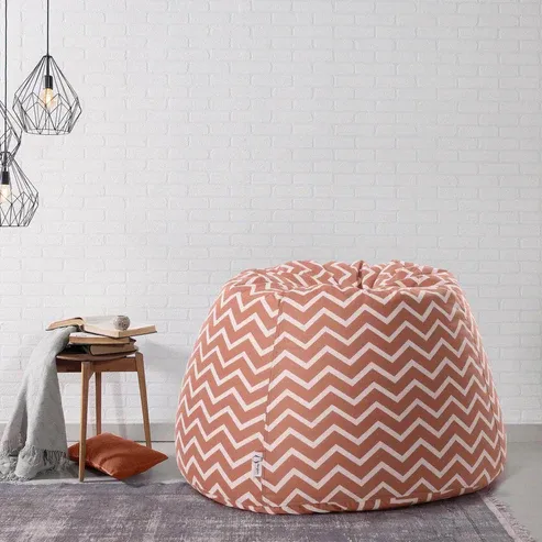 Picture of FBb007 - Zigzag Velvet Bean Bag
