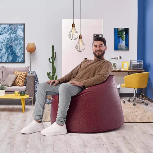 Picture of FBb0011 - Premium Leather Bean Bag