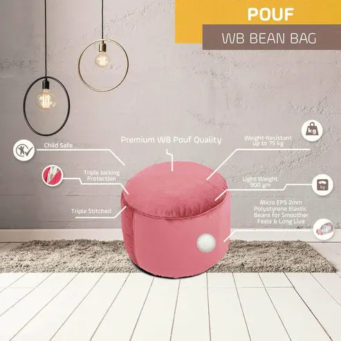 Picture of FBb0014 - Velvet Pouf Beanbag