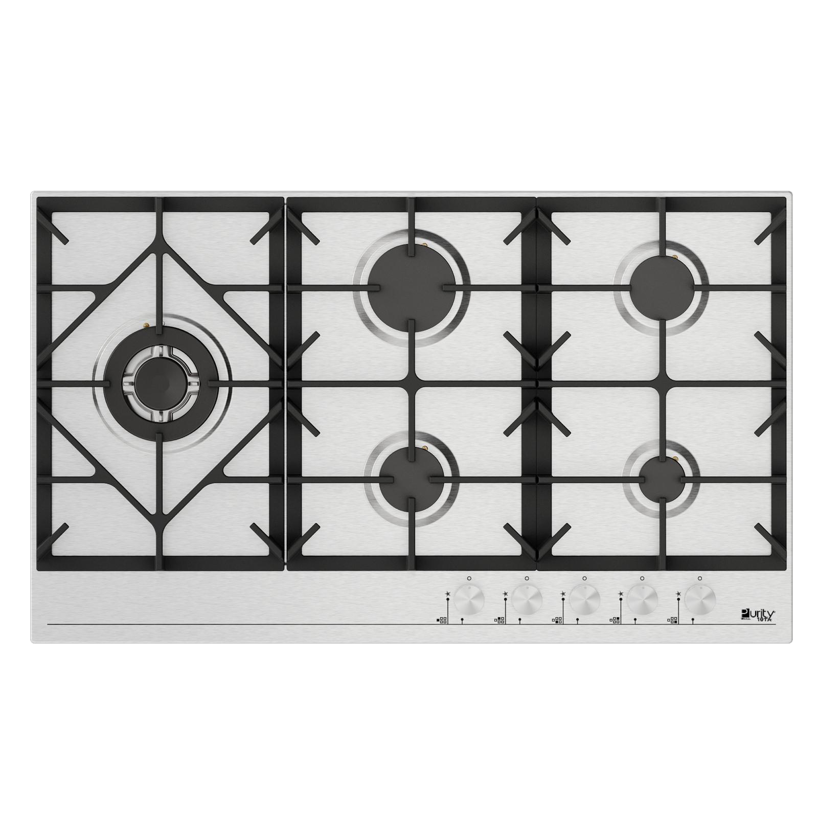 Picture of HPT907S – Gas Hob 5 Eyes Heavy Duty Grids