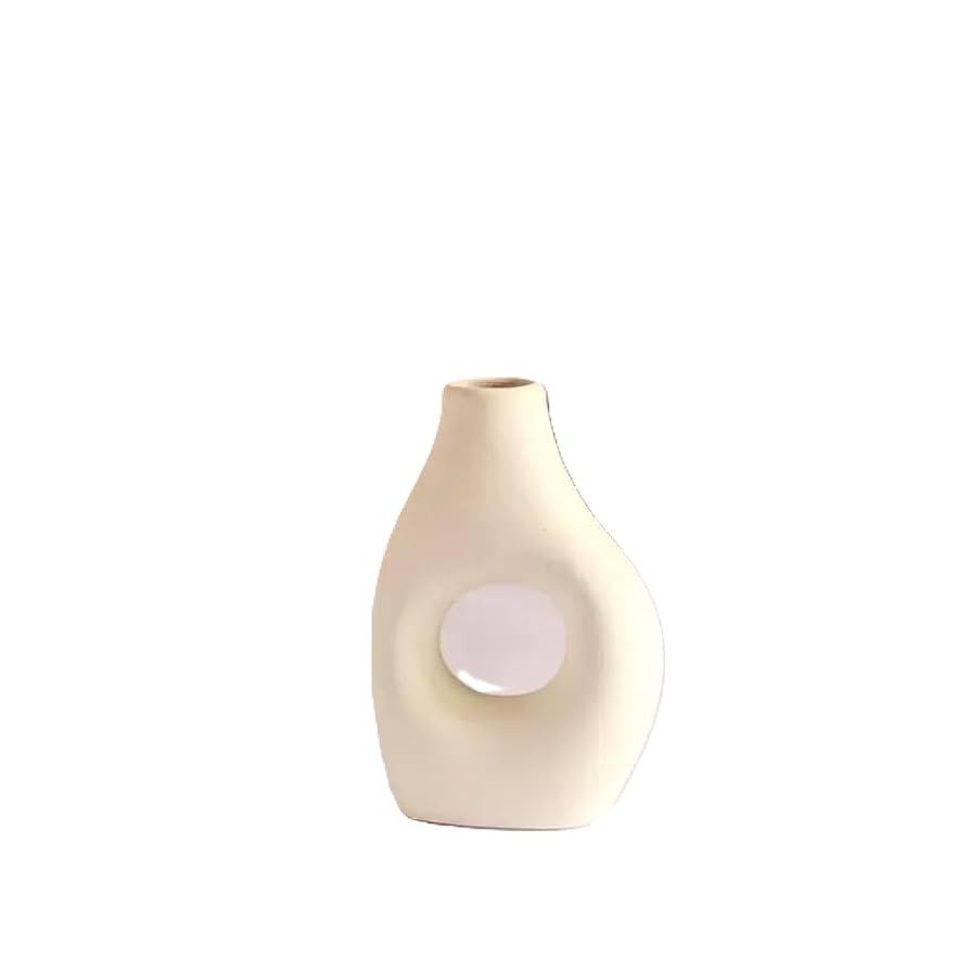 Picture of HHAV004 - Pottery Vase  - Off-white
