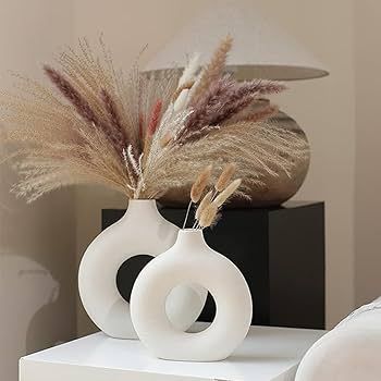 Picture of HHAV006 - Pottery Vase 2 Pieces - Off-white
