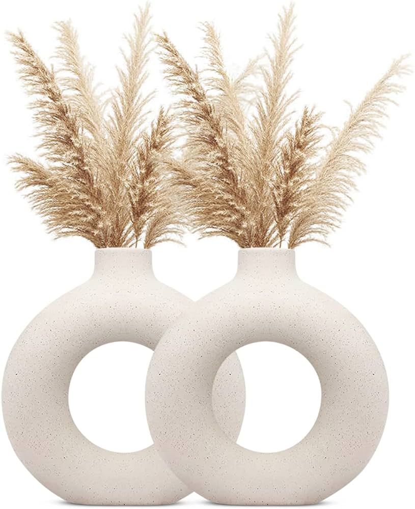 Picture of HHAV006 - Pottery Vase 2 Pieces - Off-white