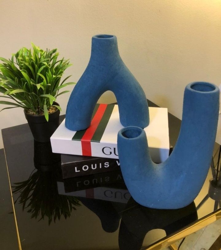 Picture of HHAV0023 - Pottery Vase  - Blue