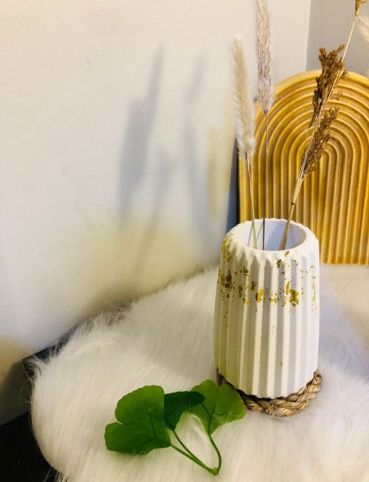 Picture of HHAV0034 - Pottery Vase - Off-white
