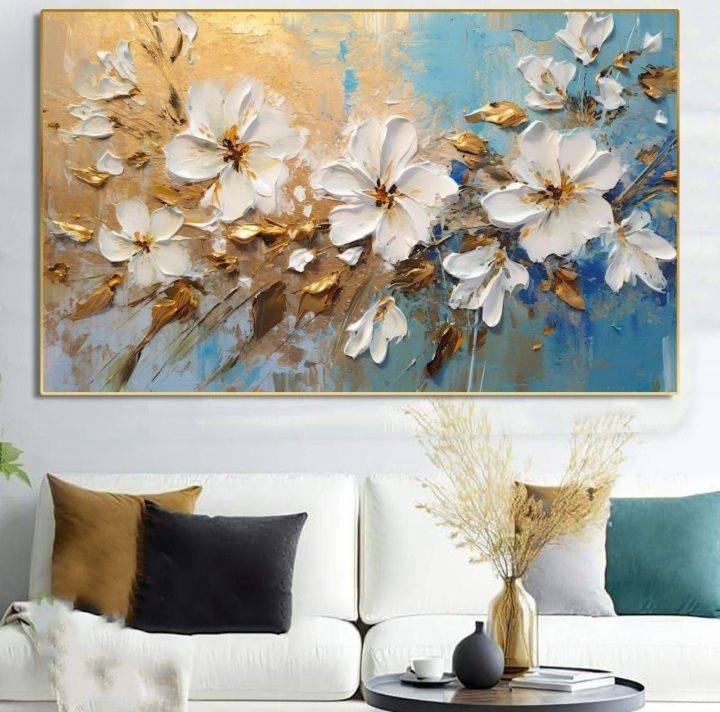 Picture of HHABF003 - code - Natural wood frame - multi-colored
