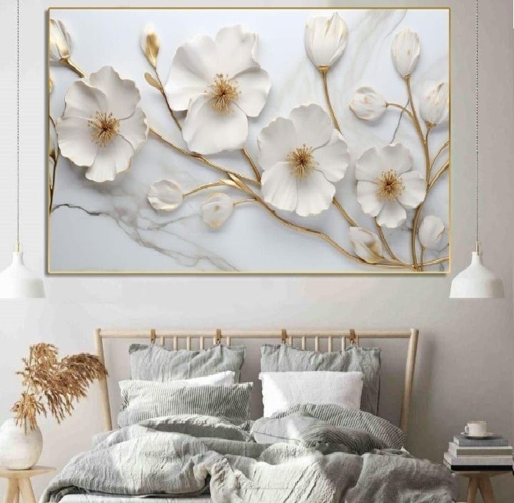 Picture of HHABF005 - code - Natural wood frame - multi-colored