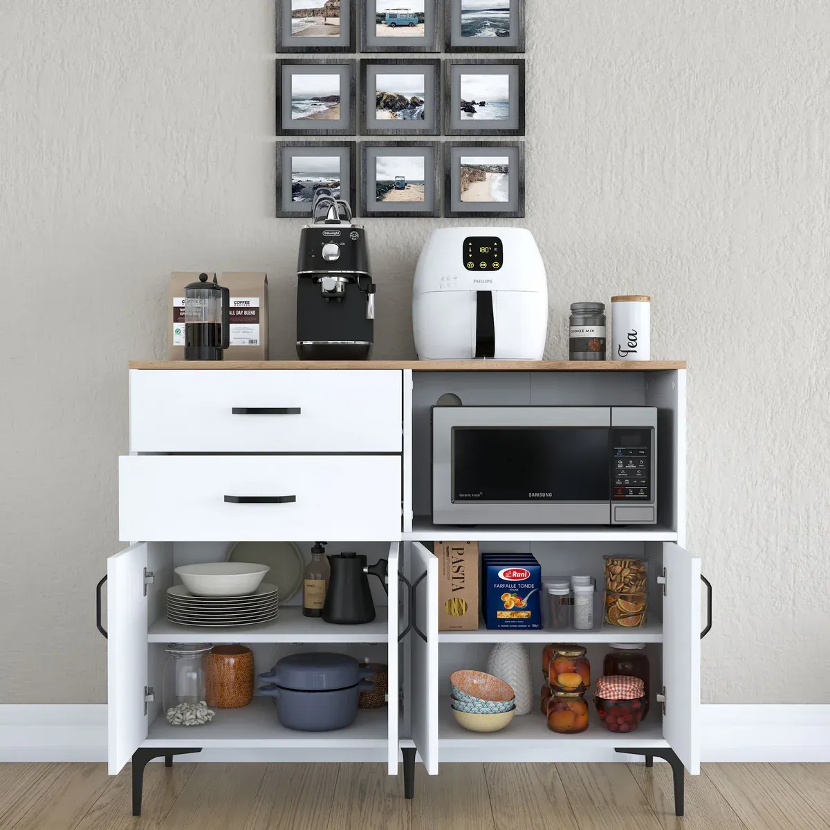 Picture of HCC0012 - Coffee Corner White & Wooden