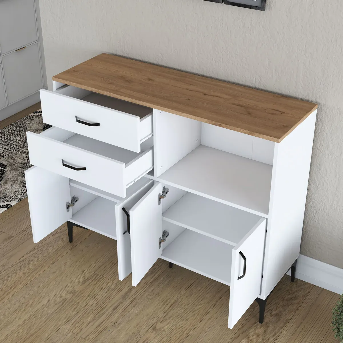 Picture of HCC0012 - Coffee Corner White & Wooden