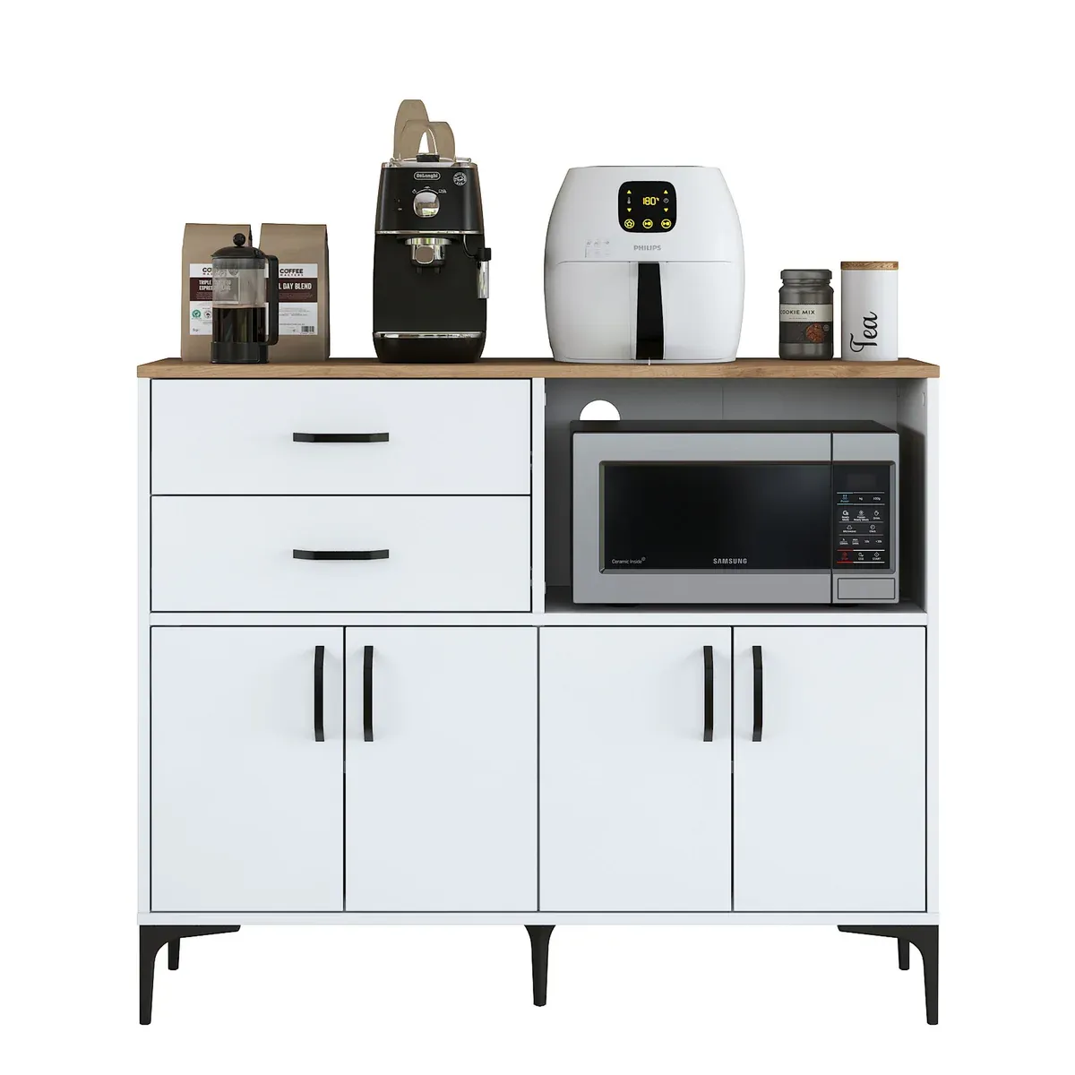 Picture of HCC0012 - Coffee Corner White & Wooden