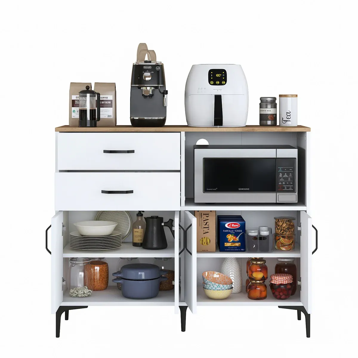 Picture of HCC0012 - Coffee Corner White & Wooden