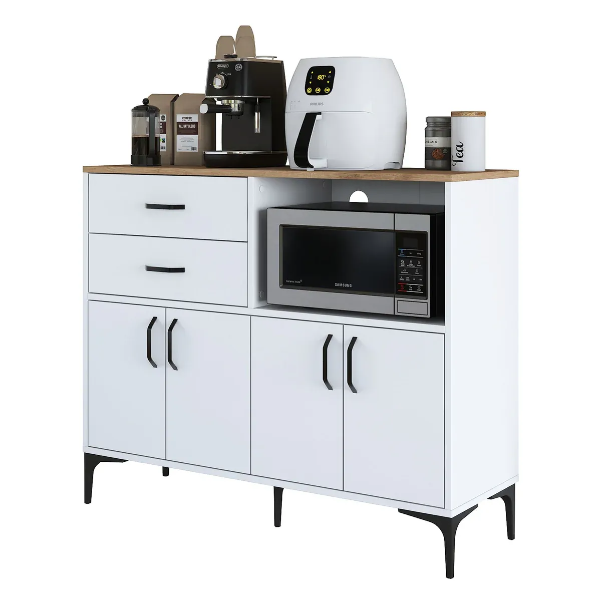 Picture of HCC0012 - Coffee Corner White & Wooden
