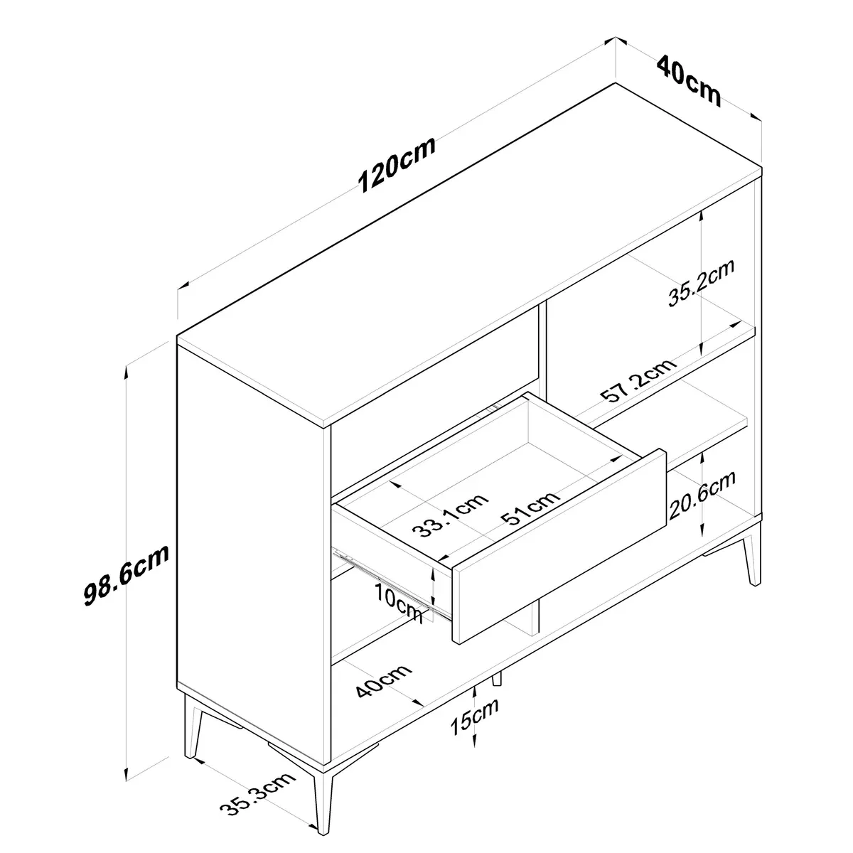 Picture of HCC0012 - Coffee Corner White & Wooden