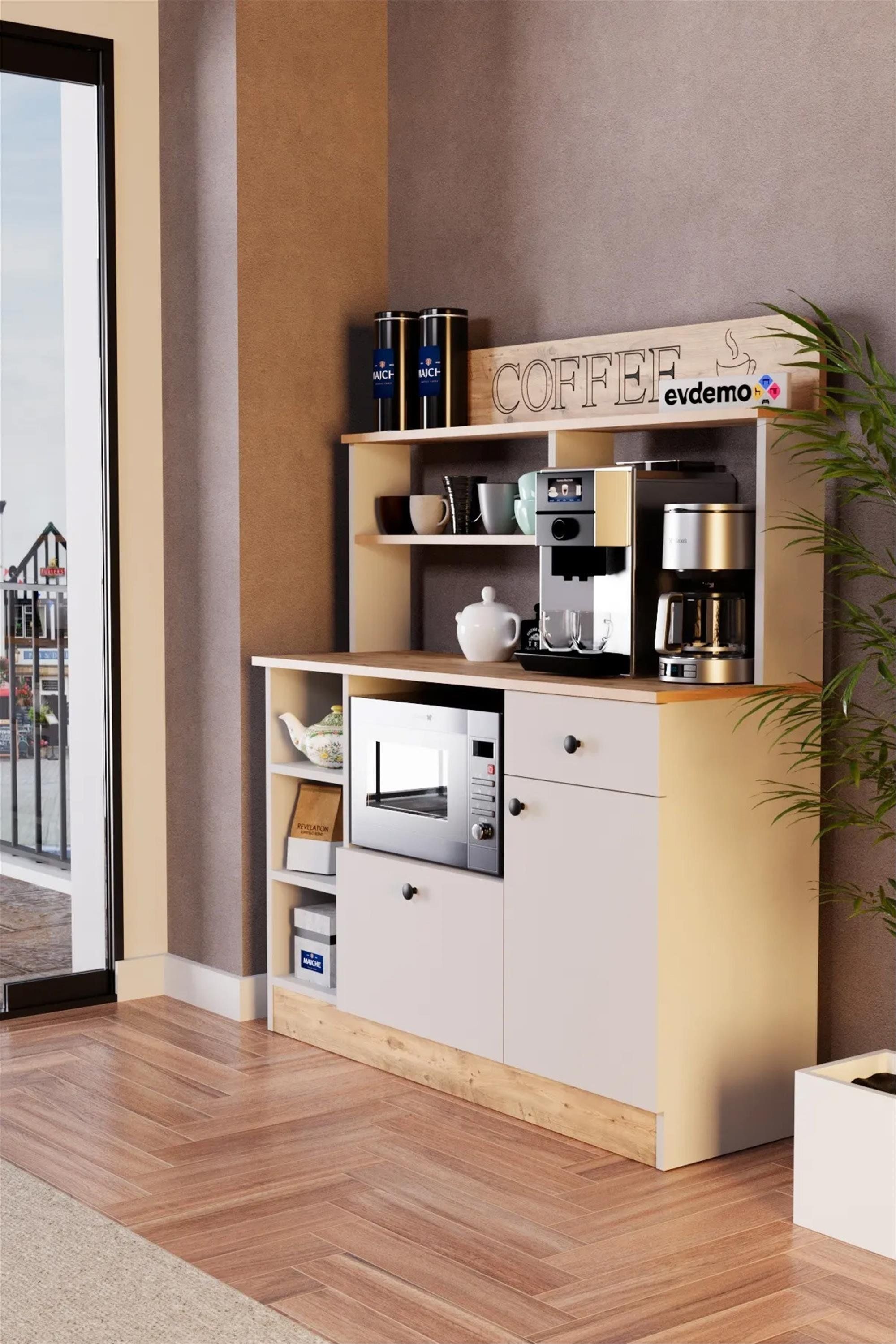 Picture of HCC0014 - Coffee Corner White & Wooden