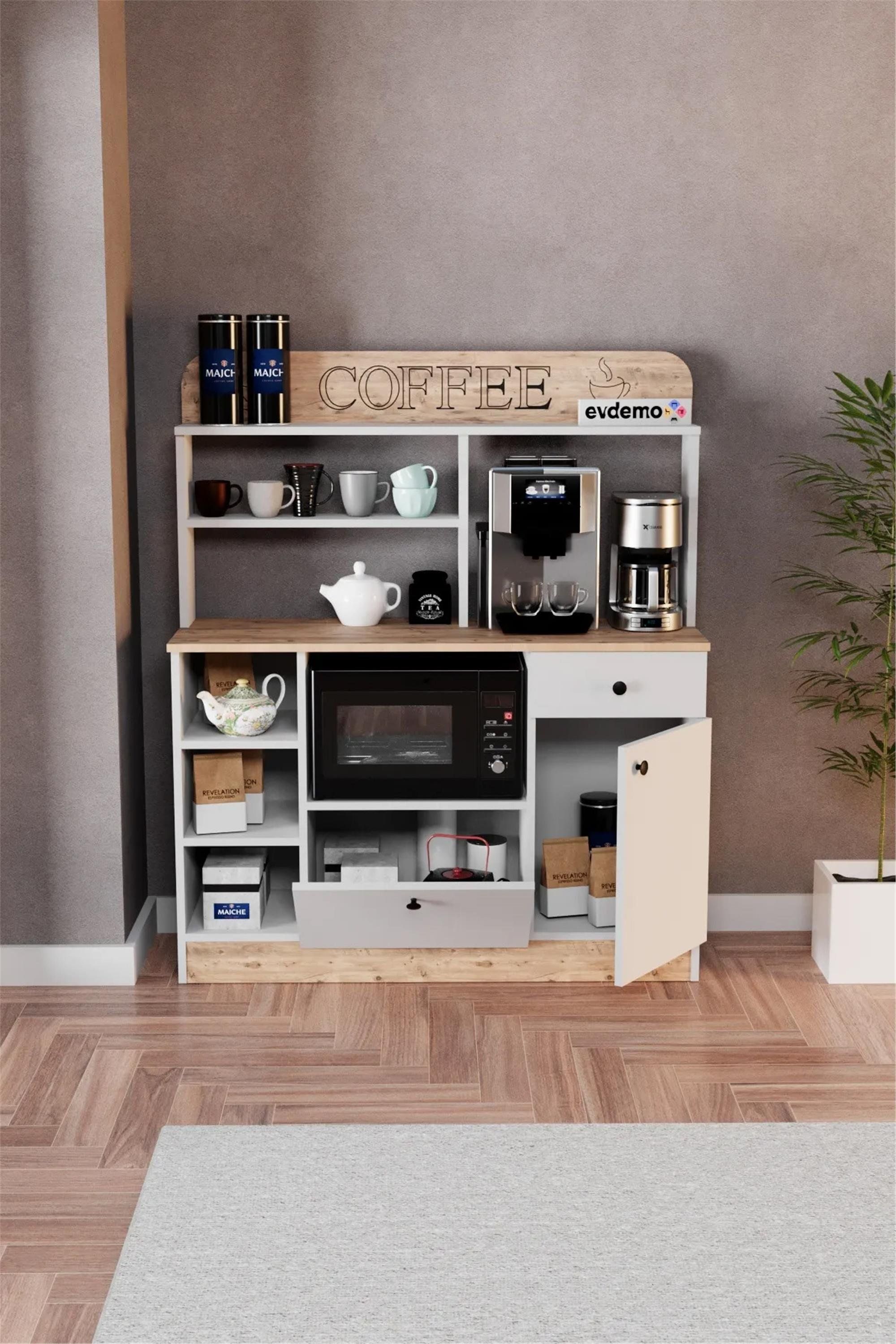 Picture of HCC0014 - Coffee Corner White & Wooden