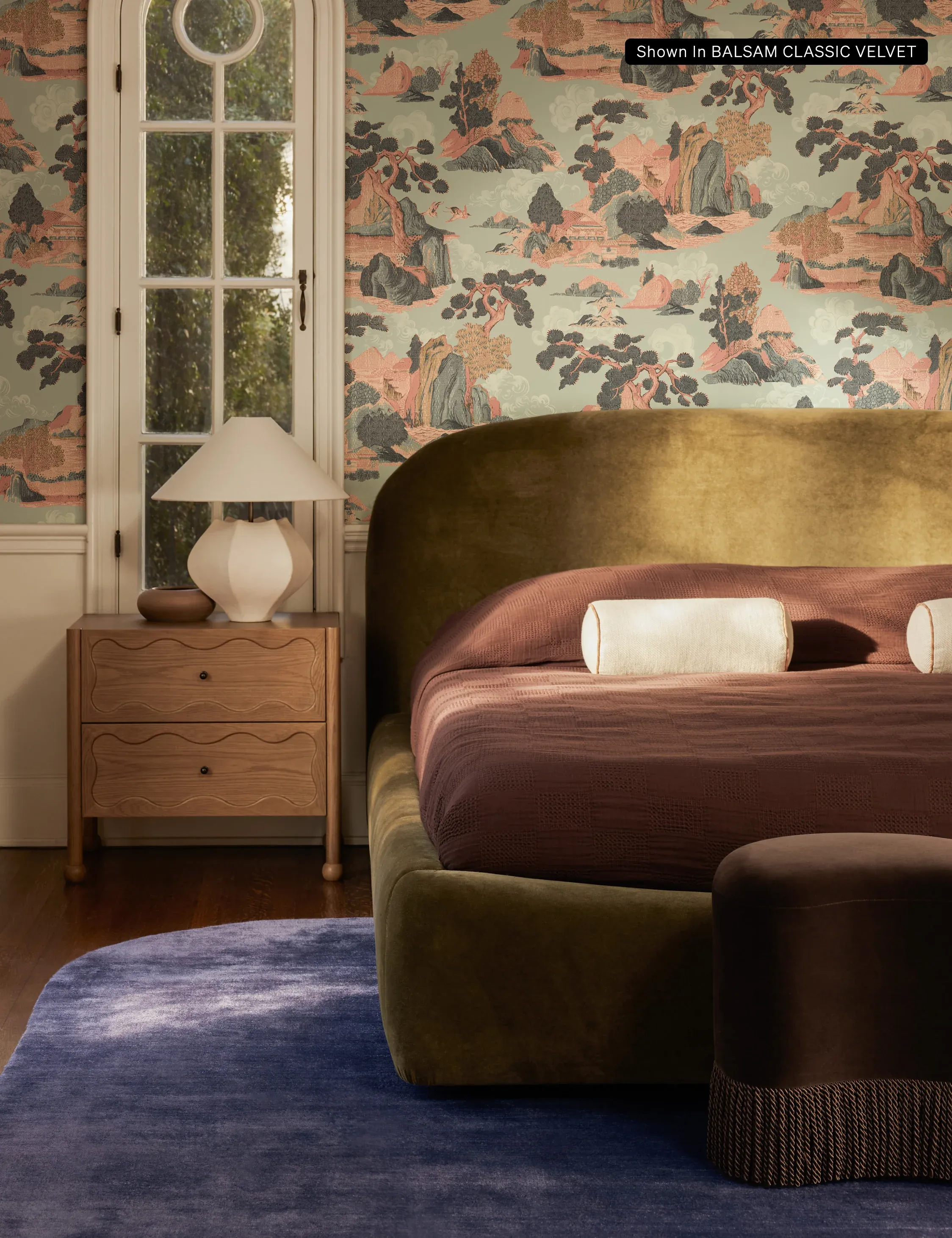 Picture of FB0010 - bed velvet fabric  Multi-size