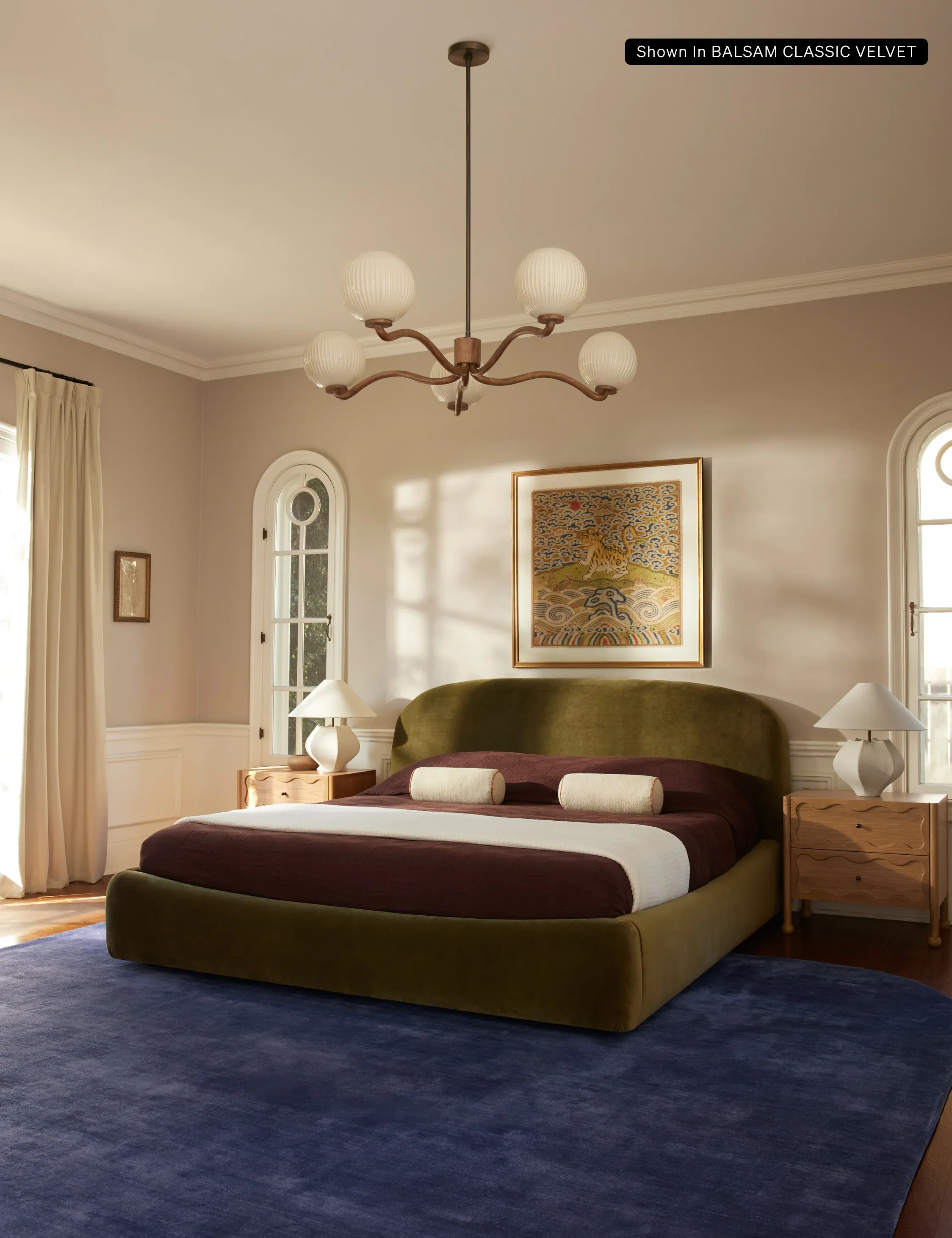 Picture of FB0010 - bed velvet fabric  Multi-size