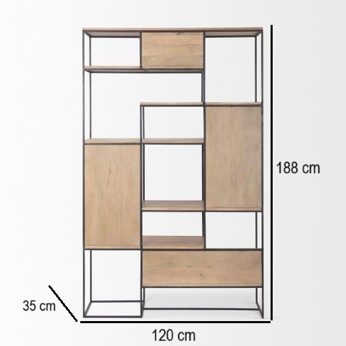 Picture of HUBC001  - wood shelving unit