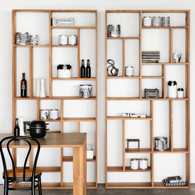 Picture of HUBC002  - wood shelving unit