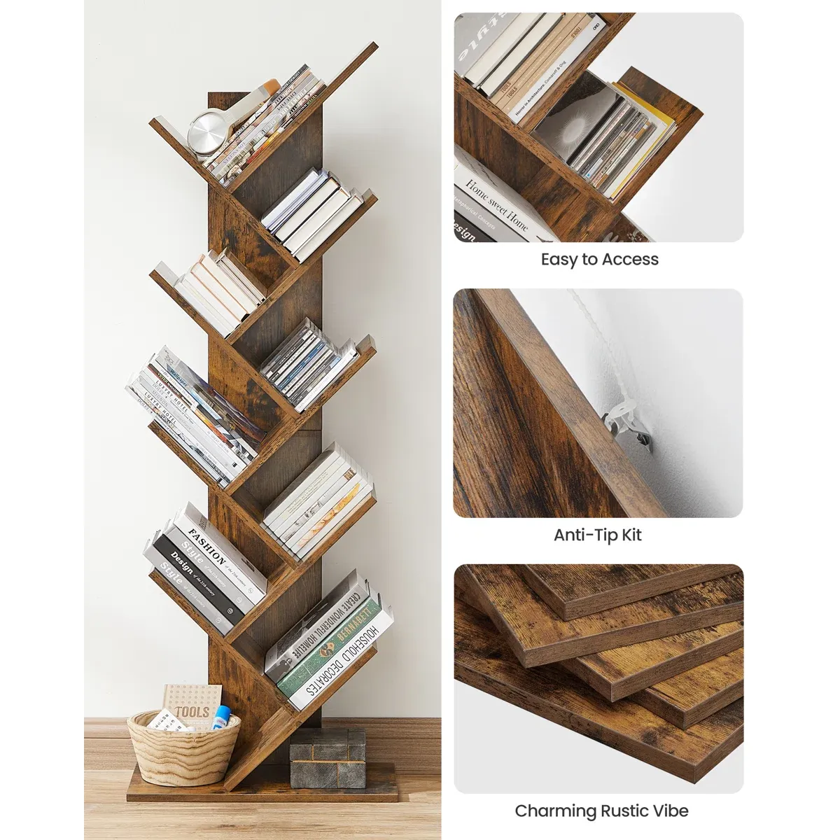 Picture of HUBC006  - wood shelving unit