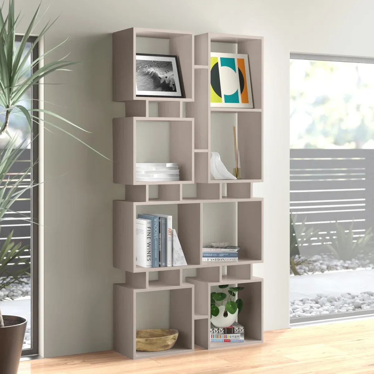Picture of HUBC009  - wood shelving unit