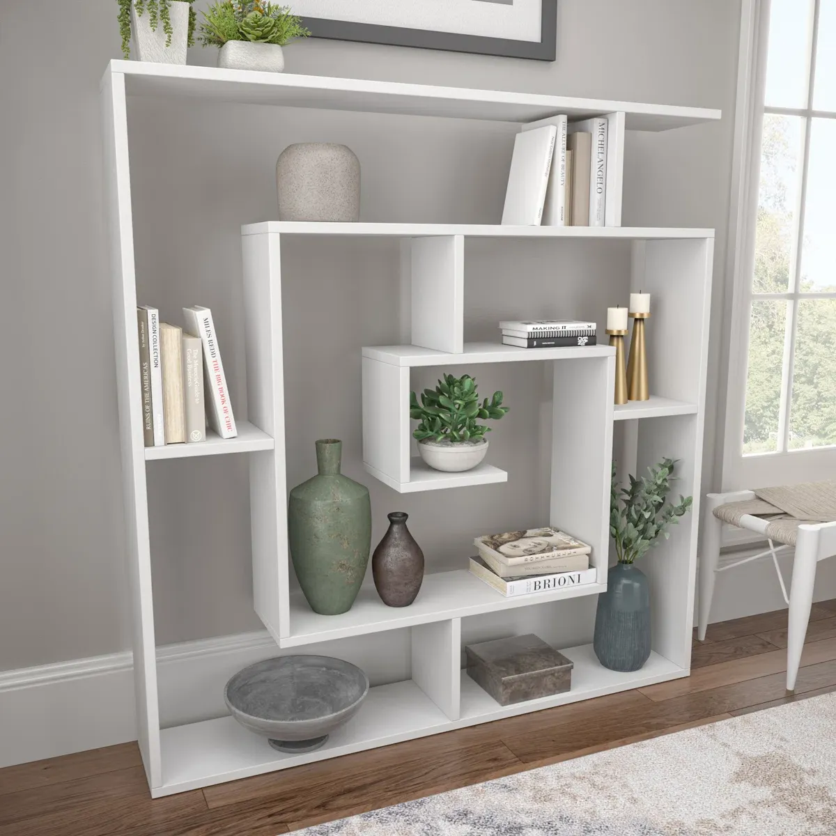 Picture of HUBC0010  - wood shelving unit