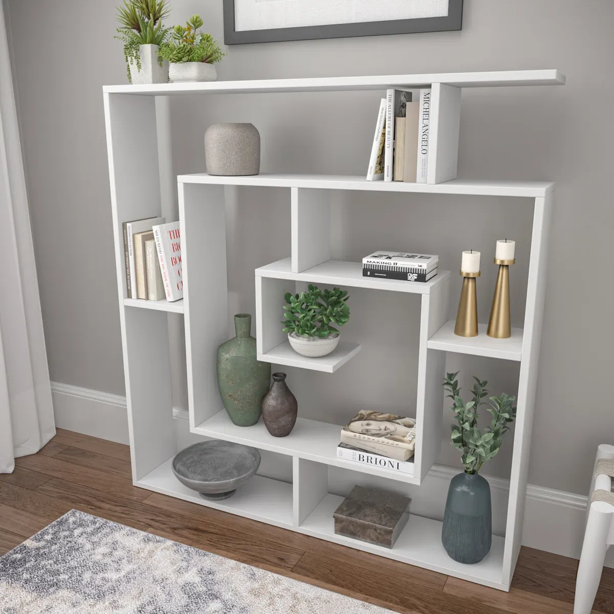 Picture of HUBC0010  - wood shelving unit