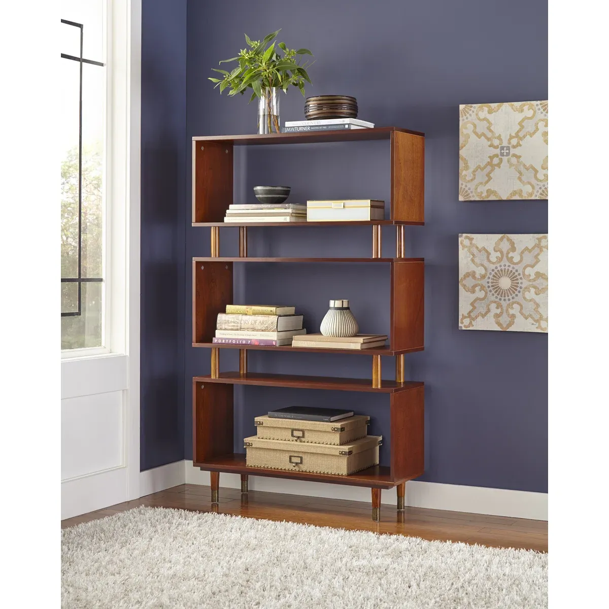 Picture of HUBC0011 - wood shelving unit