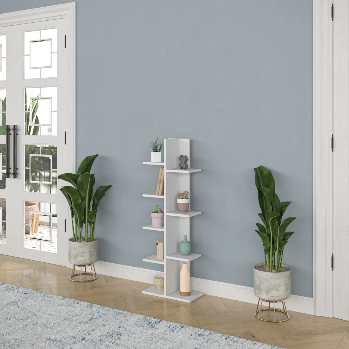 Picture of HUBC0013  - wood shelving unit
