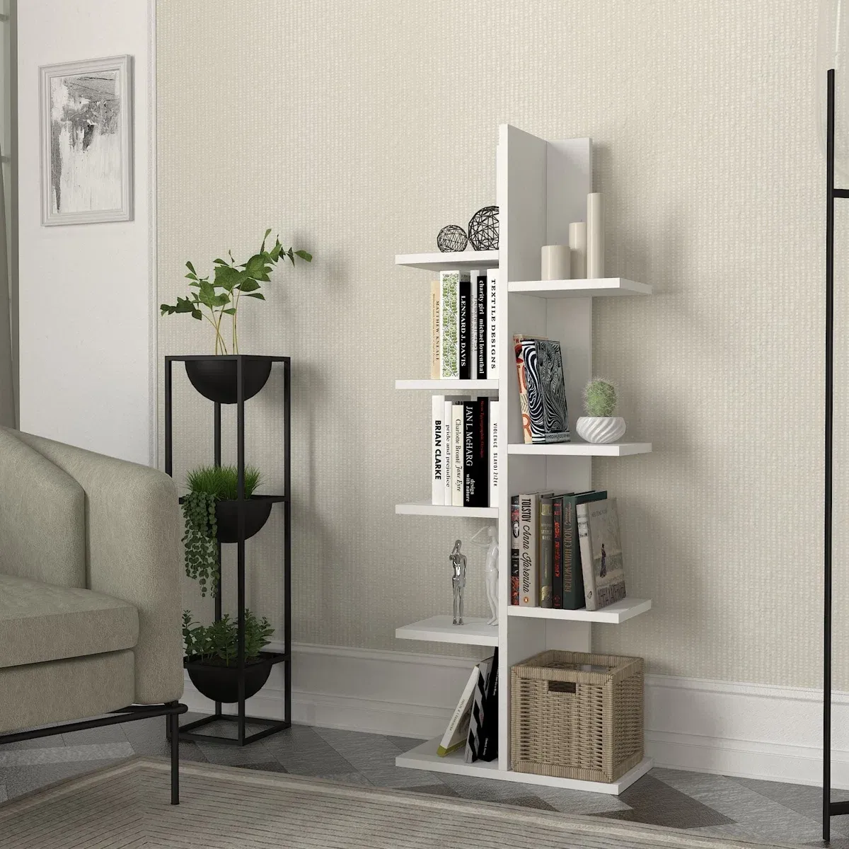 Picture of HUBC0013  - wood shelving unit
