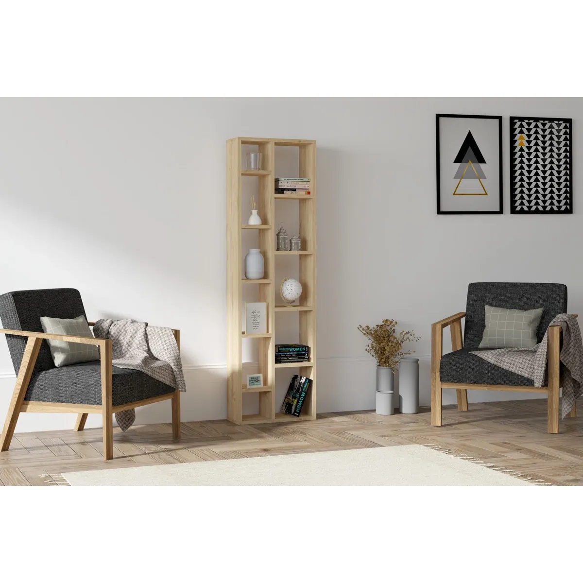 Picture of HUBC0014  - wood shelving unit