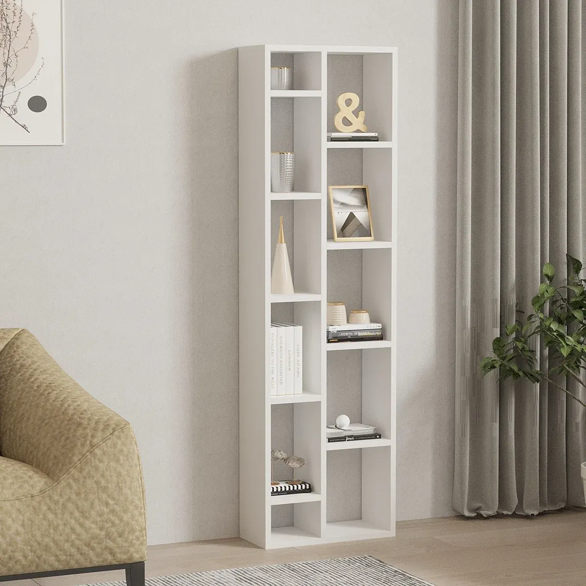 Picture of HUBC0014  - wood shelving unit